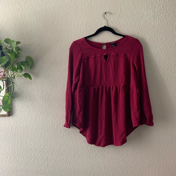 torrid Tops - TORRID Plum Full Sleeve Light Top Size 0X